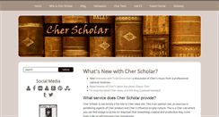 Desktop Screenshot of cherscholar.com