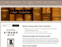 Tablet Screenshot of cherscholar.com